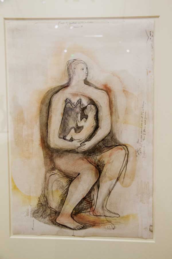 henry moore woman and baby sketch - image optimal birth